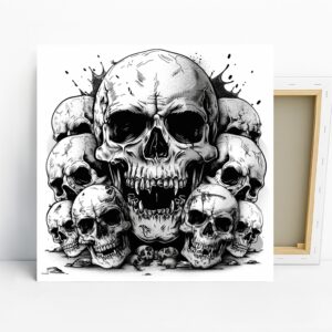Skull Cluster Art