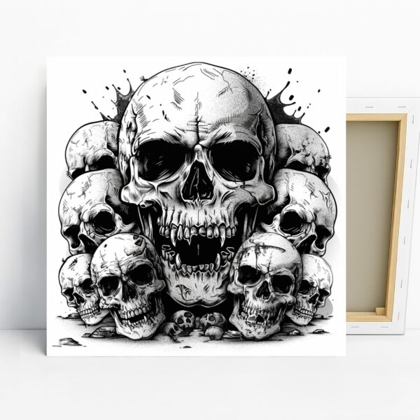 Skull Cluster Art