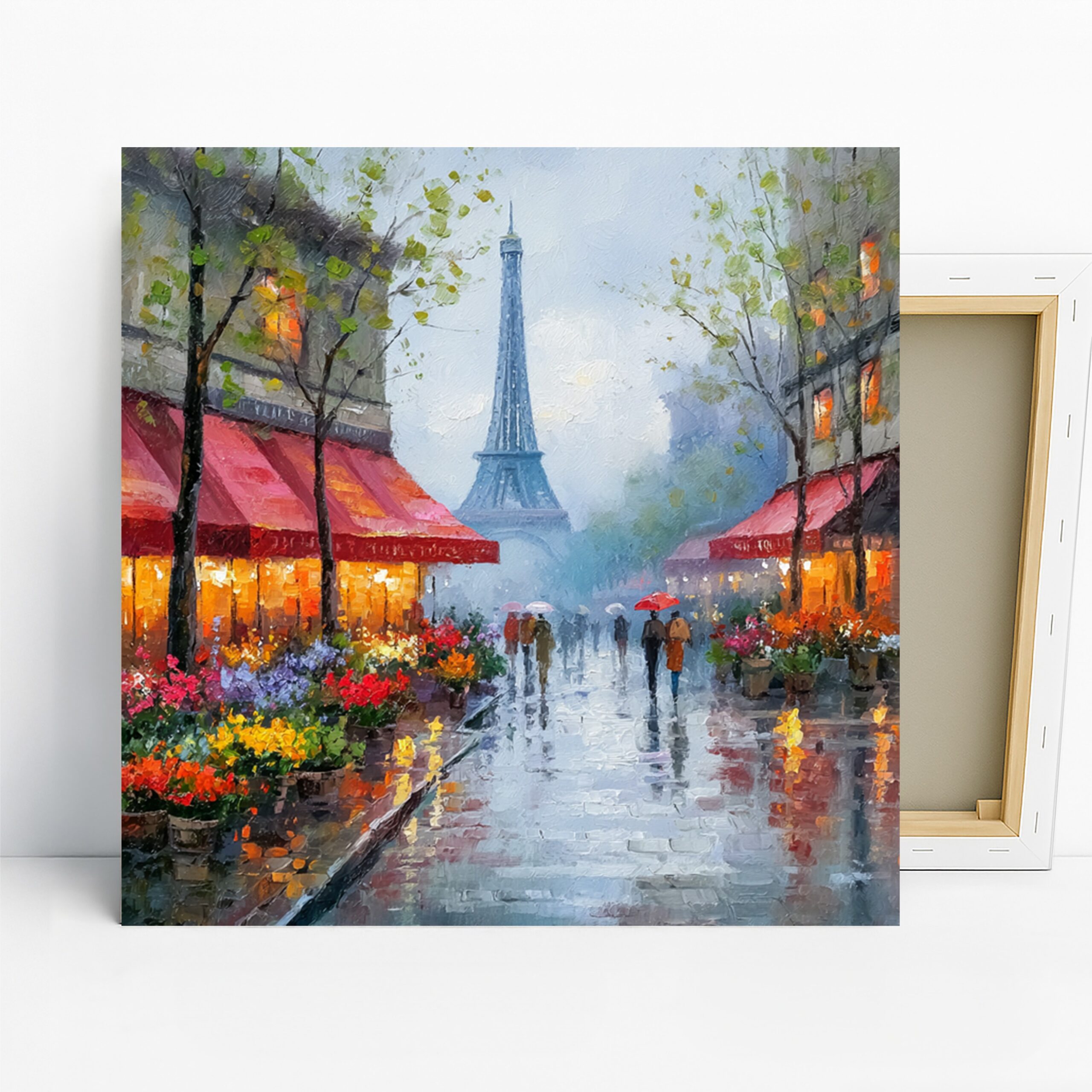 1.jpg Rainy Paris Eiffel Tower Art