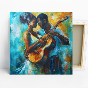 Romantic Guitar Serenade Art
