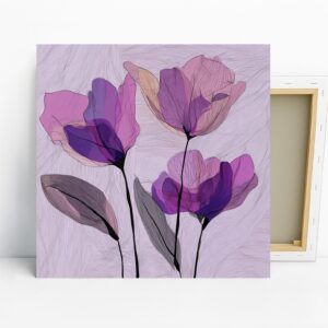 Purple Tulip Art