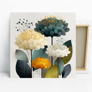 Modern Botanical Bouquet Art