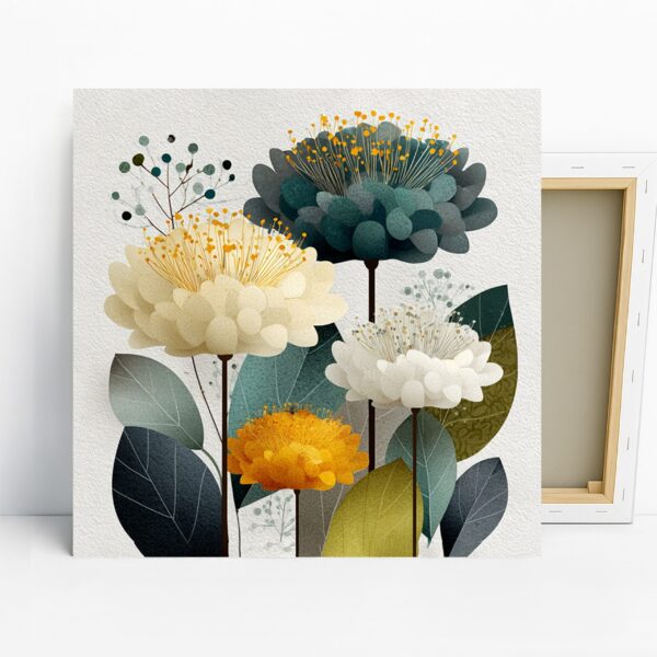 Modern Botanical Bouquet Art