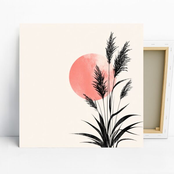 Sunset Grass Art
