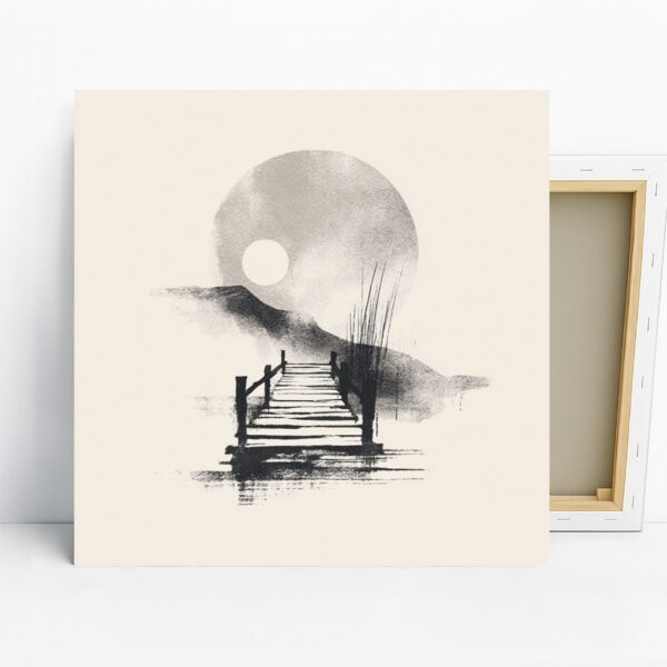 Moonlit Pier Art