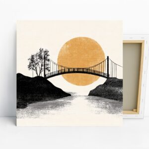 Sunset Bridge Art
