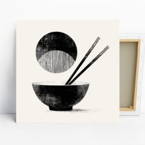 Zen Chopsticks Bowl Art