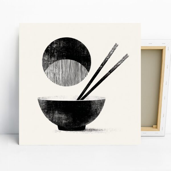 Zen Chopsticks Bowl Art