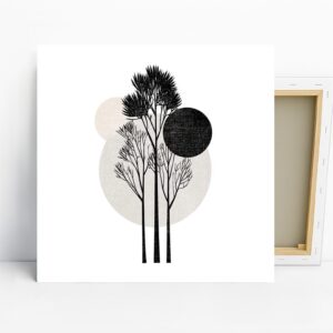 Minimalist Tree Silhouette Art