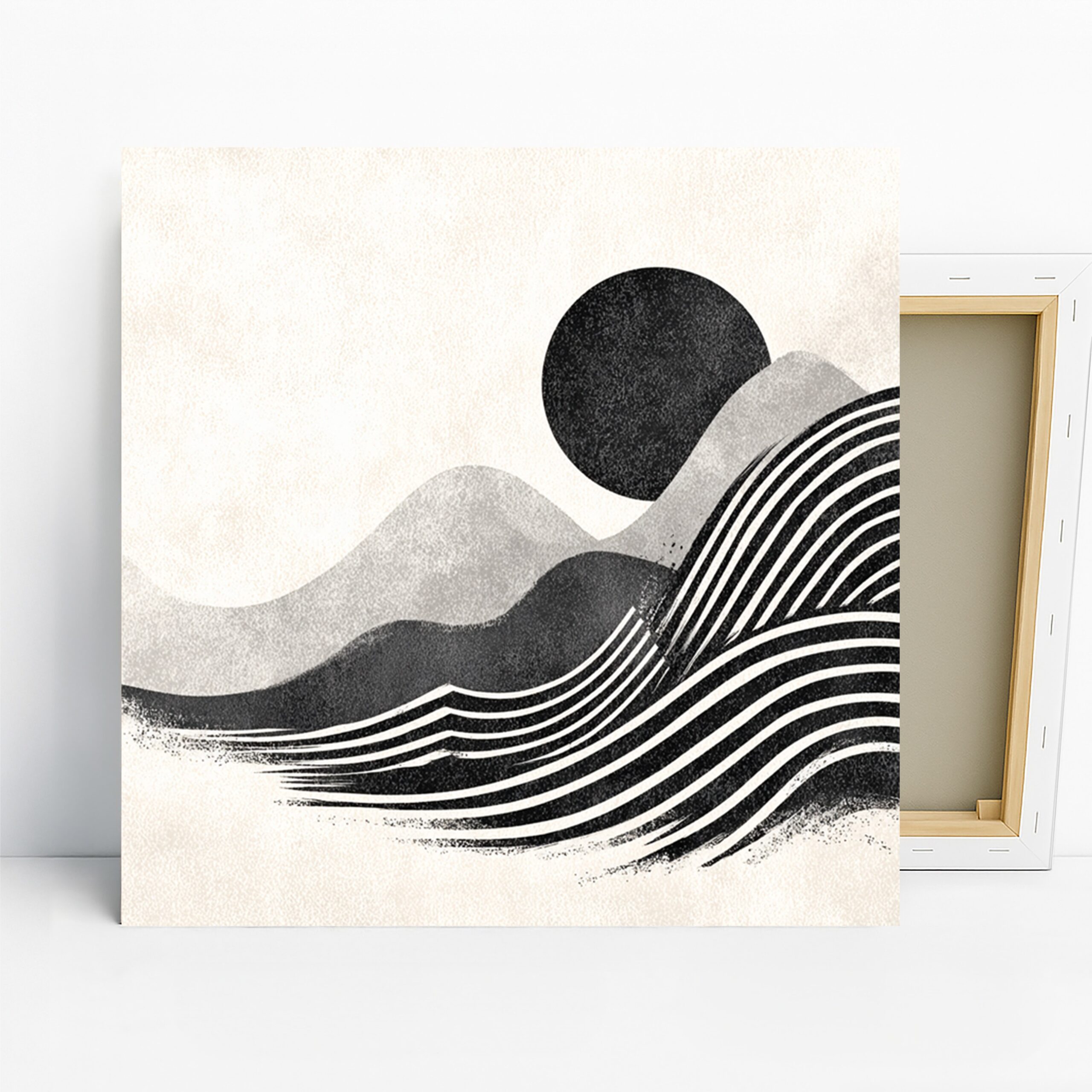 1.jpg Waves and Sun Abstract Art