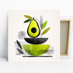 Avocado Bowl Art