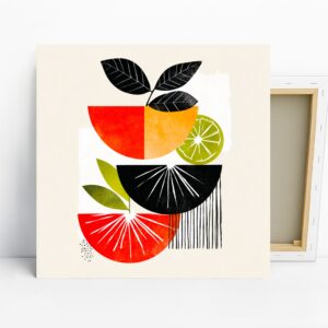 Citrus Geometric Art