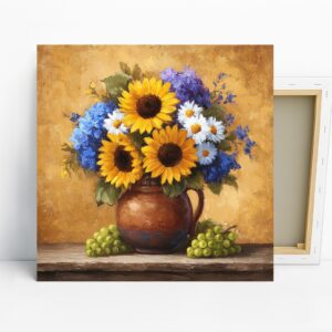 Sunflower Bouquet Art