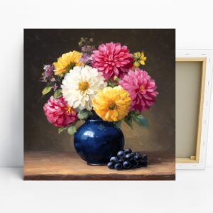 Dahlia Bouquet Art