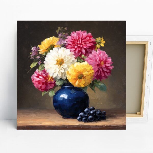 Dahlia Bouquet Art