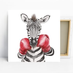 Zebra Boxing Art