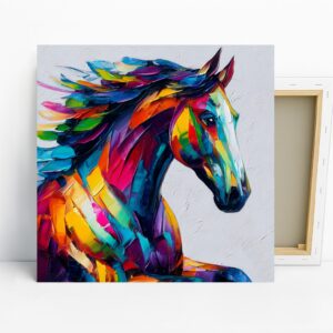 Colorful Horse Art