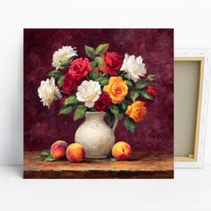 Vibrant Rose Bouquet Art
