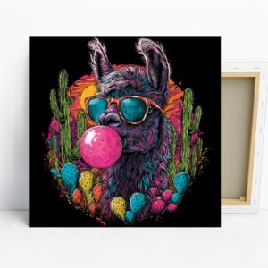 Psychedelic Llama Art