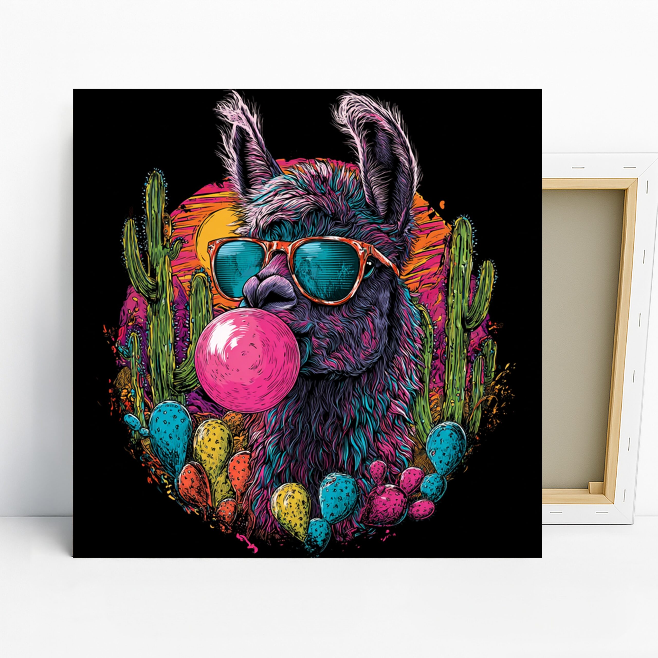 1.jpg Psychedelic Llama Art