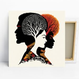 Interconnected Minds Tree Art