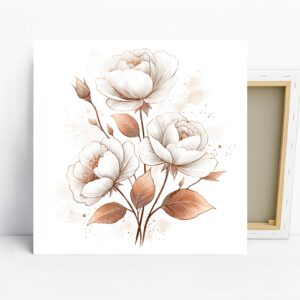 Elegant Peony Bloom Art