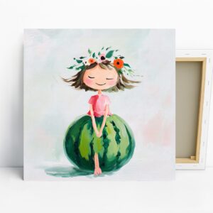 Watermelon Girl Art