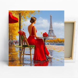 Eiffel Tower Cafe Art