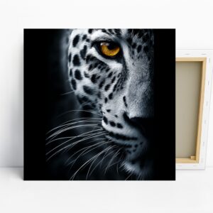 Snow Leopard Eye Art