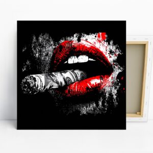 Money Lips Art