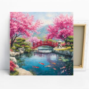Cherry Blossom Bridge Art