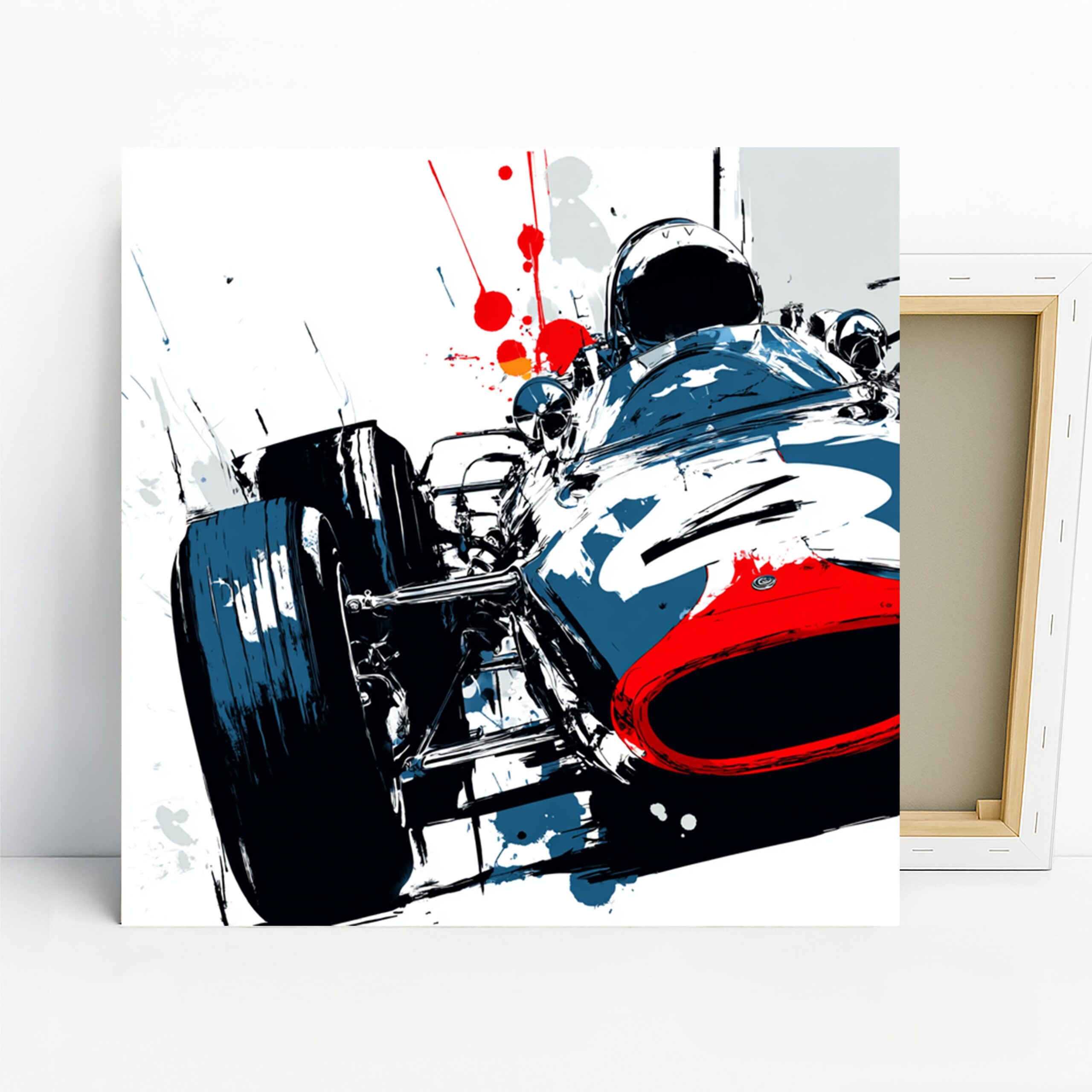 1.jpg Vintage Racing Car Art
