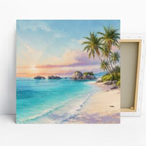 Tropical Paradise Beach Art