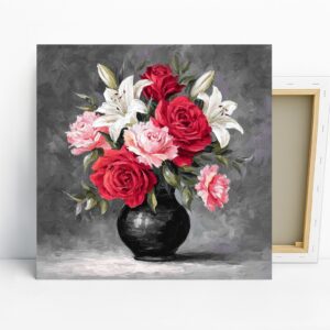 Red Rose Bouquet Art