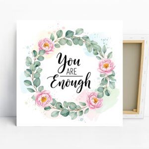 Eucalyptus Peony Wreath Art