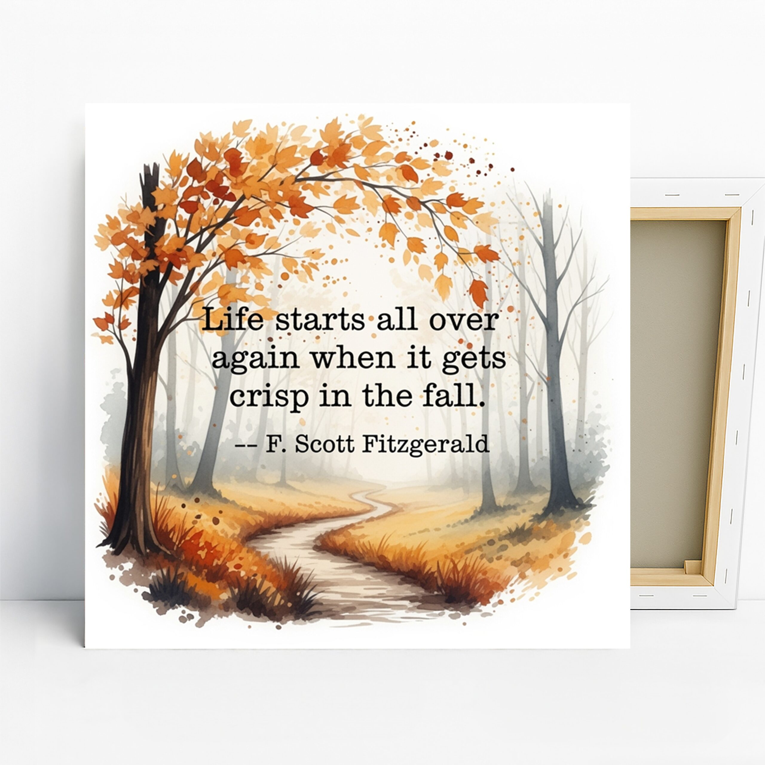 1.jpg Autumn Forest Path Art