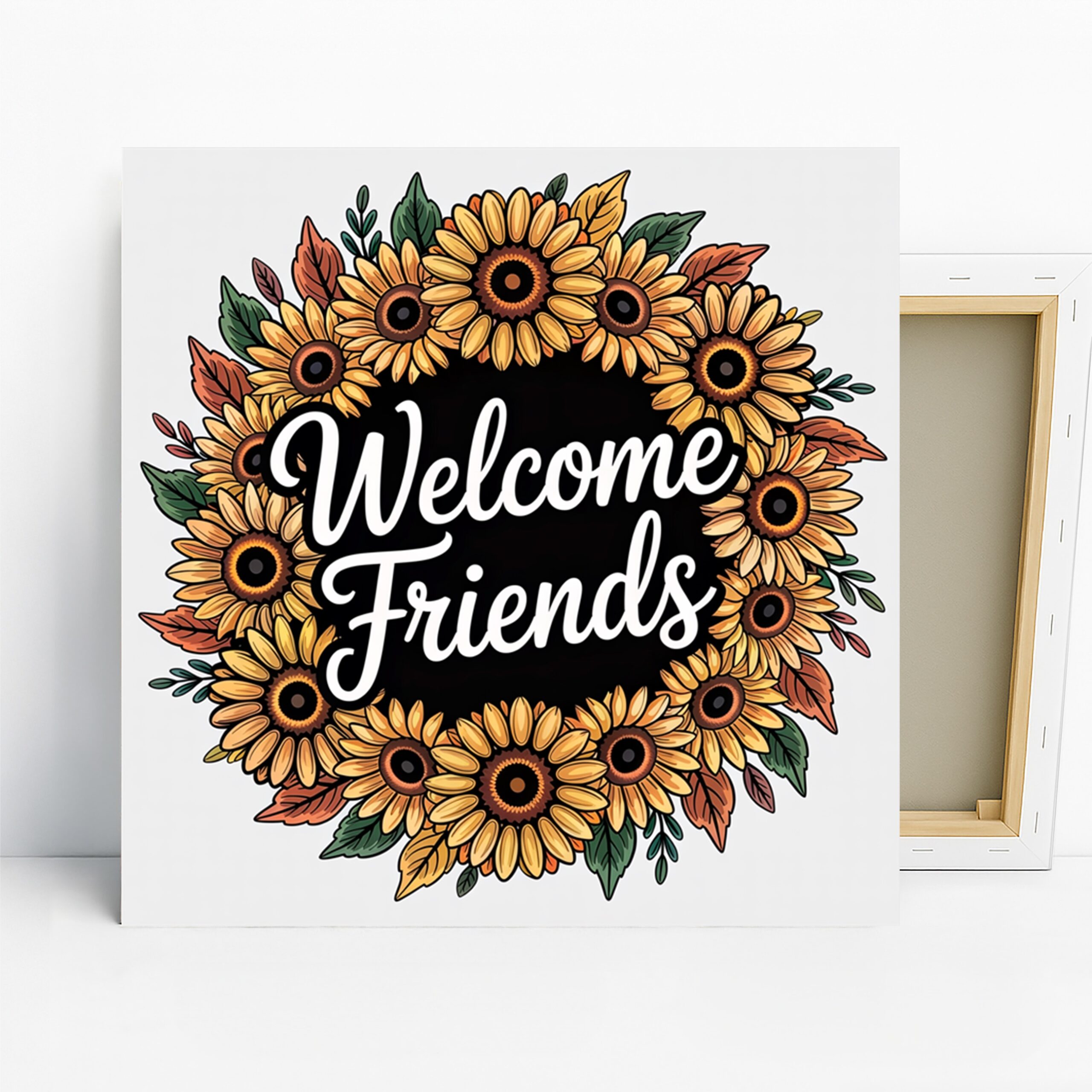 1.jpg Sunflower Welcome Sign Art