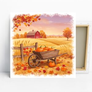 Autumn Harvest Barn Art