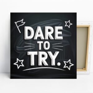 Motivational Chalkboard Art
