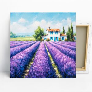 Lavender Field Art