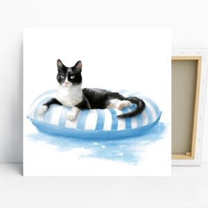 Cat on Float Art