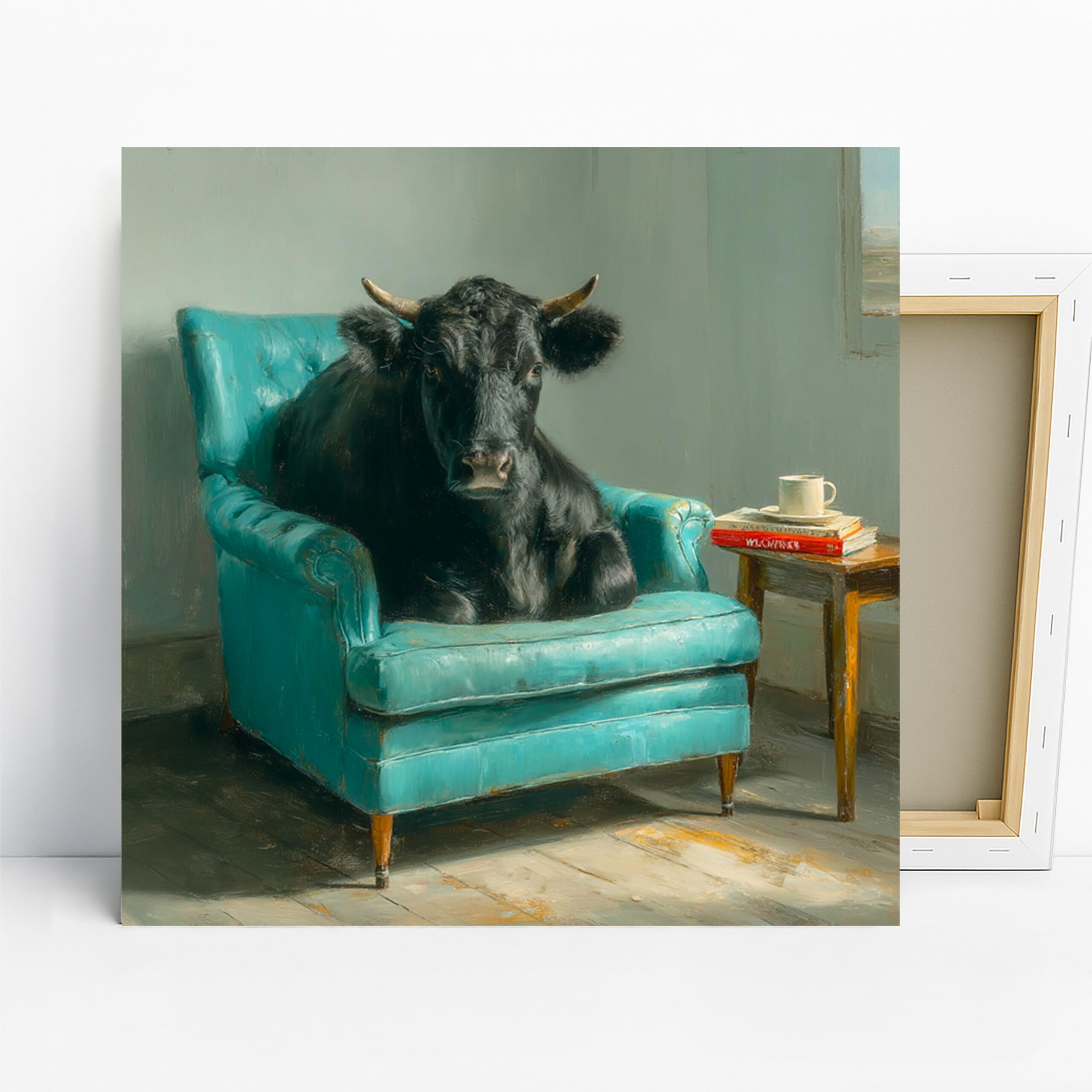 1.jpg Cow Armchair Art