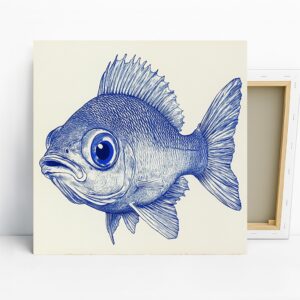 Blue Fish Art