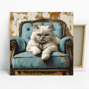 Cat Chair Art