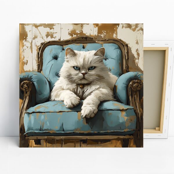 Cat Chair Art
