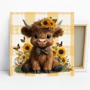 Highland Cow Art