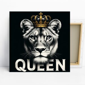 Lion Queen Art, Canvas or Poster, Contemporary ...