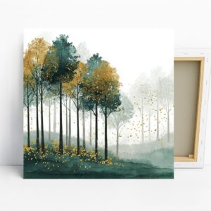 Misty Forest Art