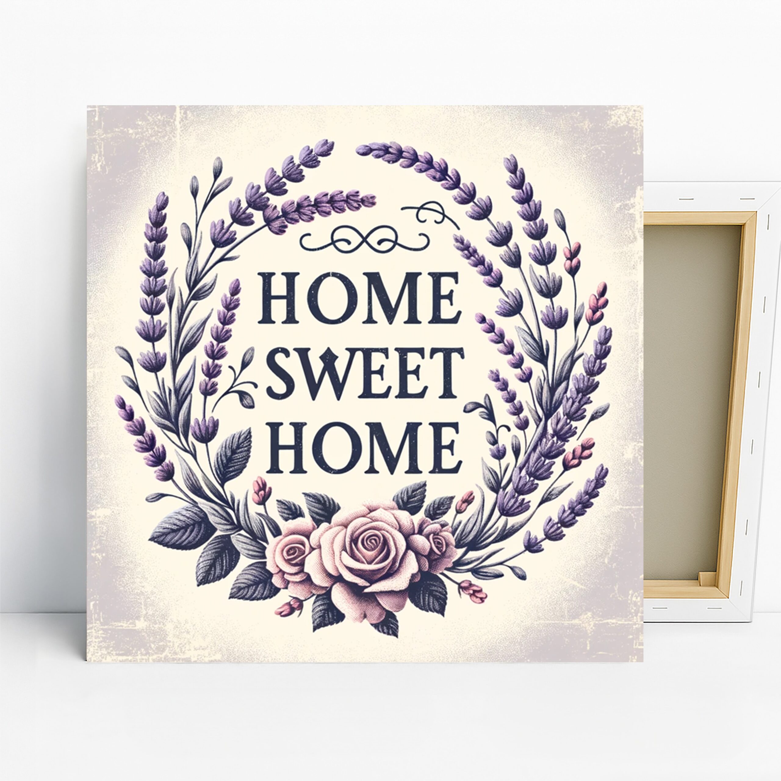 1.jpg Lavender Home Sweet Home Art