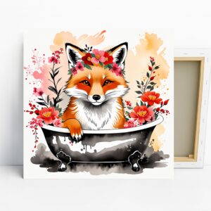 Floral Fox Art